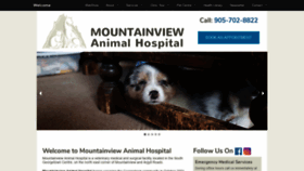 What Mountainviewanimalhospital.ca website looked like in 2020 (4 years ago)
