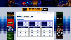 What Macau4donline.com website looked like in 2020 (4 years ago)