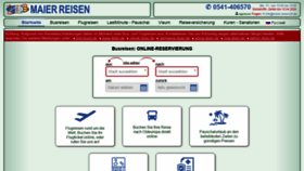 What Maier-reisen24.de website looked like in 2020 (4 years ago)