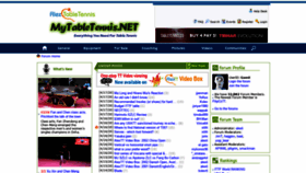 What Mytabletennis.net website looked like in 2020 (4 years ago)