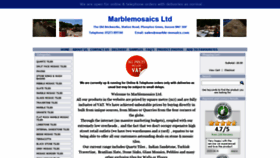 What Marble-mosaics.com website looked like in 2020 (4 years ago)