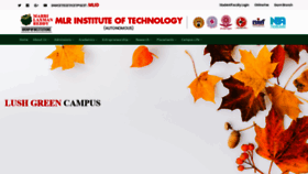 What Mlrinstitutions.ac.in website looked like in 2020 (4 years ago)