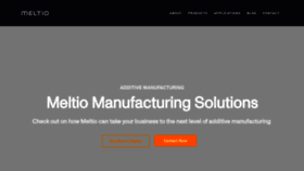 What Meltio3d.com website looked like in 2020 (5 years ago)
