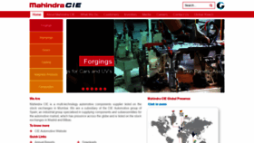 What Mahindracie.com website looked like in 2020 (5 years ago)
