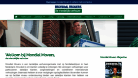 What Mondial-movers.nl website looked like in 2020 (4 years ago)