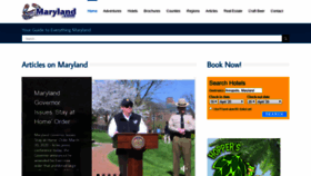 What Maryland.com website looked like in 2020 (4 years ago)