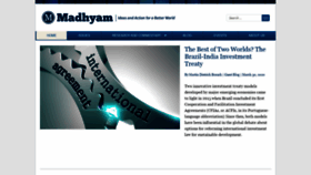 What Madhyam.org.in website looked like in 2020 (4 years ago)
