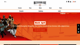 What Muziekpublique.be website looked like in 2020 (4 years ago)