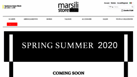 What Marsilistore.it website looked like in 2020 (4 years ago)