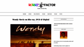 What Mommyfactor.net website looked like in 2020 (4 years ago)