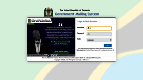 What Mail.tawa.go.tz website looked like in 2020 (4 years ago)