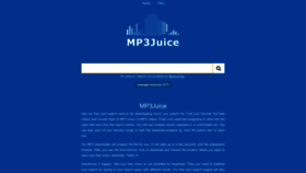 What Mp3juice.to website looked like in 2020 (4 years ago)