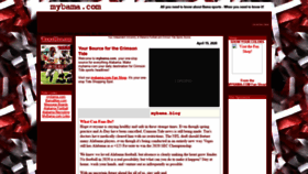 What Mybama.com website looked like in 2020 (4 years ago)