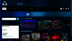 What Madnessbeat.com website looked like in 2020 (4 years ago)
