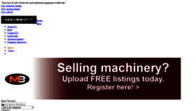 What Machinebot.com website looked like in 2020 (4 years ago)