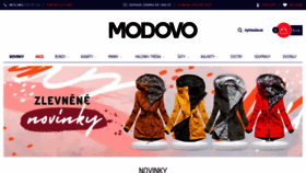 What Modovo.cz website looked like in 2020 (4 years ago)