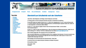 What Mpg-trier.de website looked like in 2020 (4 years ago)