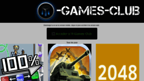 What M-games-club.com website looked like in 2020 (4 years ago)