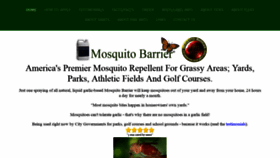 What Mosquitobarrier.com website looked like in 2020 (4 years ago)