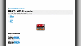 What Mp4tomp3converter.net website looked like in 2020 (4 years ago)
