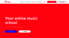What Music2me.com website looked like in 2020 (4 years ago)