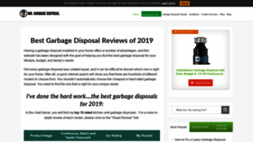 What Mrgarbagedisposal.com website looked like in 2020 (4 years ago)