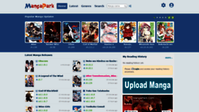What Mangapark.me website looked like in 2020 (4 years ago)