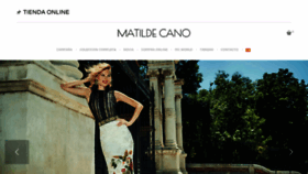 What Matildecano.es website looked like in 2020 (4 years ago)