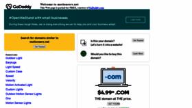 What Motioneers.net website looked like in 2020 (4 years ago)