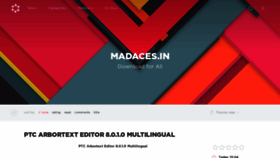 What Madaces.in website looked like in 2020 (4 years ago)