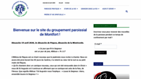 What Montfort-catholique-yvelines.fr website looked like in 2020 (4 years ago)