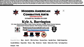 What Modernamericancombativearts.com website looked like in 2020 (4 years ago)