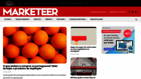 What Marketeer.pt website looked like in 2020 (4 years ago)