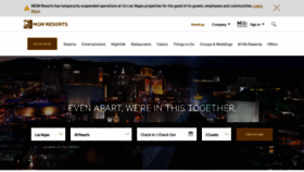 What Mgmmirage.com website looked like in 2020 (4 years ago)