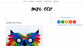 What Minieco.co.uk website looked like in 2020 (5 years ago)