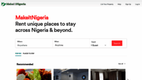 What Makeitnigeria.com.ng website looked like in 2020 (4 years ago)