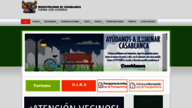 What Municipalidadcasablanca.cl website looked like in 2020 (4 years ago)