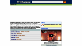What Mp3raid.com website looked like in 2020 (4 years ago)