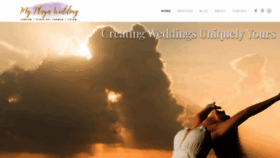 What Myplayadelcarmenwedding.com website looked like in 2020 (4 years ago)