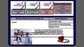 What Mbclinicalresearch.com website looked like in 2020 (4 years ago)
