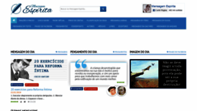 What Mensagemespirita.com.br website looked like in 2020 (4 years ago)