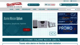 What Maisonalarme.fr website looked like in 2020 (4 years ago)