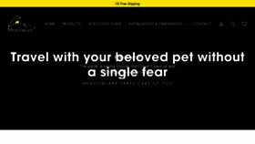 What Meadowlark-pets.com website looked like in 2020 (4 years ago)