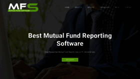 What Mutualfundsoftware.in website looked like in 2020 (3 years ago)