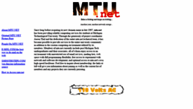 What Mtu.net website looked like in 2020 (4 years ago)