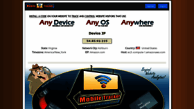 What Mobiletracker.org website looked like in 2020 (4 years ago)