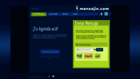 What Mensajin.com website looked like in 2020 (4 years ago)