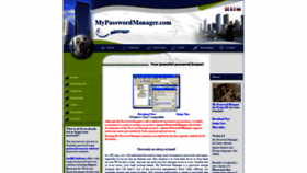 What Mypasswordmanager.com website looked like in 2020 (4 years ago)