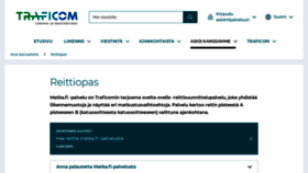 What Matka.fi website looked like in 2020 (4 years ago)
