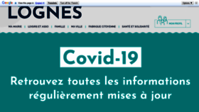 What Mairie-lognes.fr website looked like in 2020 (4 years ago)